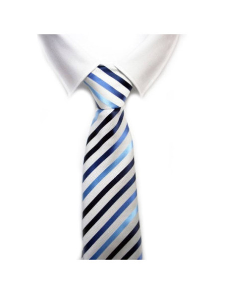 Corbata rayas azules
