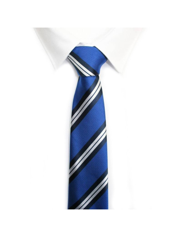 corbata rayas azul fusión
