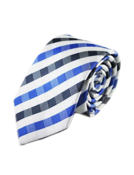Corbata cuadros azules