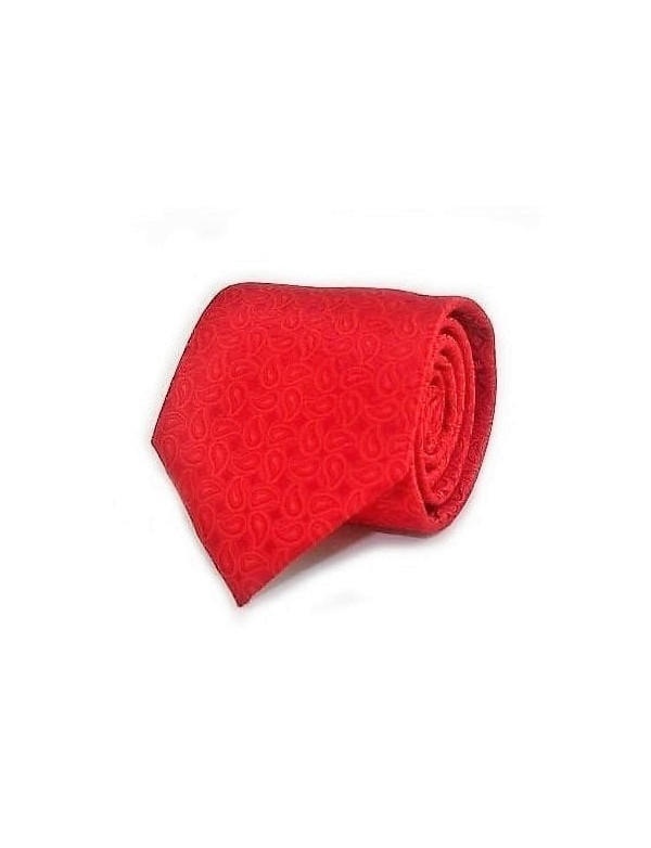 Corbata Roja Cachemir Rojo