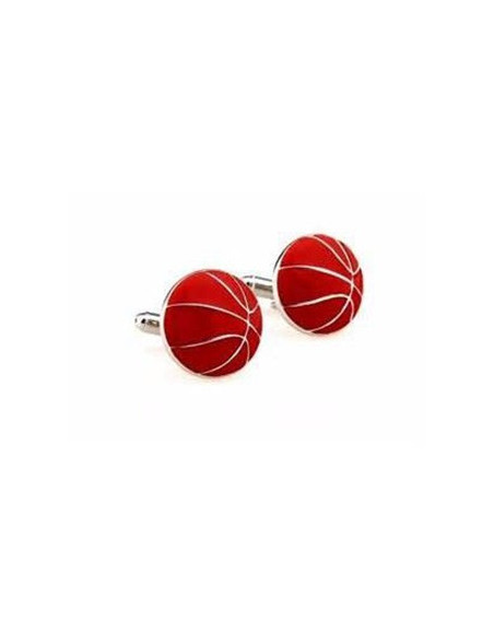 Gemelos balón baloncesto rojo