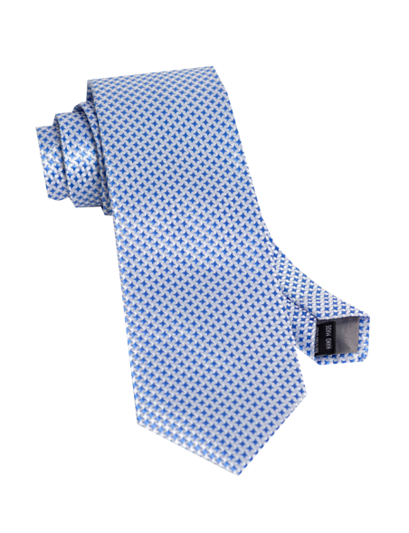 Corbata azul rombos